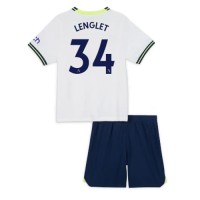 Tottenham Hotspur Clement Lenglet #34 Hjemmebanesæt Børn 2022-23 Kortærmet (+ Korte bukser)